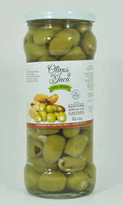Aceitunas rellenas con castaña