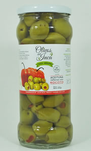 Aceitunas rellenas con rocoto