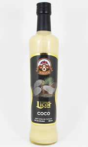 Crema con licor de coco